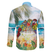 It's 5 o'clock Somewhere Family Matching Tank Maxi Dress and Hawaiian Shirt Beach Party - Polynesian Pride