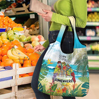 It's 5 o'clock Somewhere Grocery Bag Beach Party LT7 - Polynesian Pride