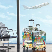 It's 5 o'clock Somewhere Luggage Cover Beach Party - Polynesian Pride