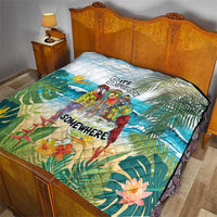 It's 5 o'clock Somewhere Quilt Beach Party - Polynesian Pride