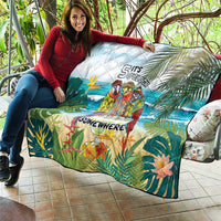 It's 5 o'clock Somewhere Quilt Beach Party - Polynesian Pride