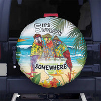 It's 5 o'clock Somewhere Spare Tire Cover Beach Party - Polynesian Pride