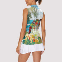 It's 5 o'clock Somewhere Women Sleeveless Polo Shirt Beach Party - Polynesian Pride
