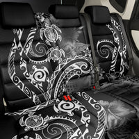 Aloha Hawaii Turtles Floral Back Car Seat Cover Obsidian Glaze