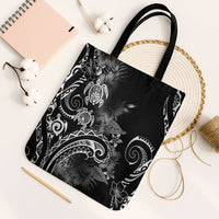 Aloha Hawaii Turtles Floral Tote Bag Obsidian Glaze