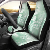 Aloha Hawaii Turtles Floral Car Seat Cover Seafoam Marbles Glaze