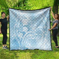 Aloha Hawaii Turtles Floral Quilt Aqua Marbles Glaze
