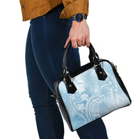 Aloha Hawaii Turtles Floral Shoulder Handbag Aqua Marbles Glaze