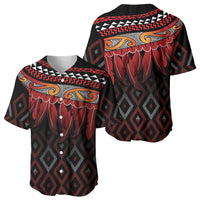 Aotearoa Maori Ngapuhi Iwi Baseball Jersey Korowai Tukutuku Kaokao Motifs