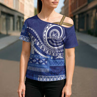 Queen Salote College 100th Anniversary Cross Shoulder Shirt QSC Royal Girls - Polynesian Pride