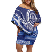 Queen Salote College 100th Anniversary Off Shoulder Short Dress QSC Royal Girls - Polynesian Pride