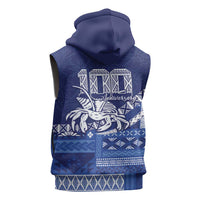 Queen Salote College 100th Anniversary Sleeveless Hoodie QSC Royal Girls - Polynesian Pride