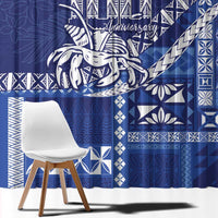 Queen Salote College 100th Anniversary Window Curtain QSC Royal Girls - Polynesian Pride