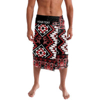 Personalised Aotearoa Waitangi Lavalava Taniko Motifs - Mania Gecko