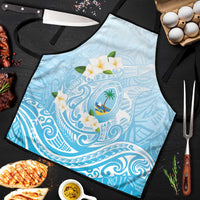 Guam Fishhook Mix Guasali Flowers Apron Dreaming Turquoise LT7 Turquoise - Polynesian Pride