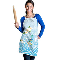 Guam Fishhook Mix Guasali Flowers Apron Dreaming Turquoise LT7 - Polynesian Pride