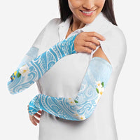 Guam Fishhook Mix Guasali Flowers Arm Sleeves Dreaming Turquoise LT7 - Polynesian Pride