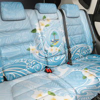 Guam Fishhook Mix Guasali Flowers Back Car Seat Cover Dreaming Turquoise LT7 - Polynesian Pride