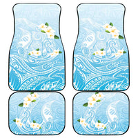 Guam Fishhook Mix Guasali Flowers Car Mats Dreaming Turquoise LT7 - Polynesian Pride