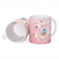 Guam Fishhook Mix Guasali Flowers Ceramic Mug Dreaming Coral LT7 - Polynesian Pride