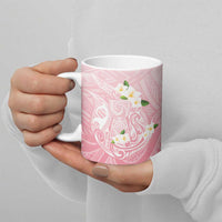 Guam Fishhook Mix Guasali Flowers Ceramic Mug Dreaming Coral LT7 - Polynesian Pride