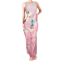 Guam Fishhook Mix Guasali Flowers Family Matching Tank Maxi Dress and Hawaiian Shirt Dreaming Coral