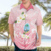 Guam Fishhook Mix Guasali Flowers Hawaiian Shirt Dreaming Coral LT7 - Polynesian Pride