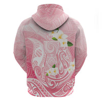 Guam Fishhook Mix Guasali Flowers Hoodie Dreaming Coral LT7 - Polynesian Pride