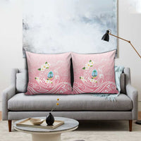 Guam Fishhook Mix Guasali Flowers Pillow Cover Dreaming Coral LT7 - Polynesian Pride