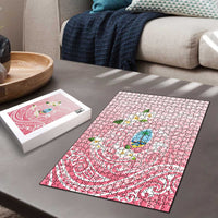 Guam Fishhook Mix Guasali Flowers Puzzle Dreaming Coral LT7 - Polynesian Pride