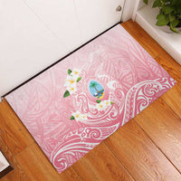 Guam Fishhook Mix Guasali Flowers Rubber Doormat Dreaming Coral LT7 - Polynesian Pride