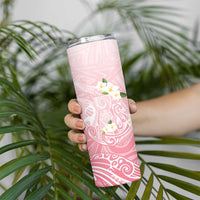 Guam Fishhook Mix Guasali Flowers Skinny Tumbler Dreaming Coral LT7 - Polynesian Pride