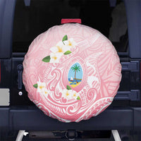 Guam Fishhook Mix Guasali Flowers Spare Tire Cover Dreaming Coral LT7 No hole Pink - Polynesian Pride