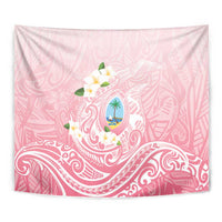 Guam Fishhook Mix Guasali Flowers Tapestry Dreaming Coral LT7 - Polynesian Pride