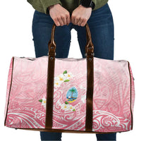 Guam Fishhook Mix Guasali Flowers Travel Bag Dreaming Coral LT7 Pink - Polynesian Pride