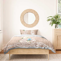 Guam Fishhook Mix Guasali Flowers Bedding Set Dreaming Hazel LT7 - Polynesian Pride