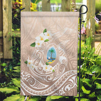 Guam Fishhook Mix Guasali Flowers Garden Flag Dreaming Hazel LT7 Garden Flag Beige - Polynesian Pride