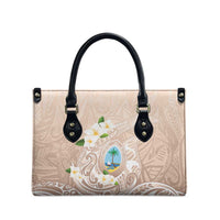 Guam Fishhook Mix Guasali Flowers Leather Bag Dreaming Hazel LT7 - Polynesian Pride