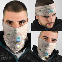 Guam Fishhook Mix Guasali Flowers Neck Gaiter Dreaming Hazel LT7 - Polynesian Pride