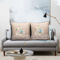 Guam Fishhook Mix Guasali Flowers Pillow Cover Dreaming Hazel LT7 - Polynesian Pride