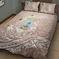 Guam Fishhook Mix Guasali Flowers Quilt Bed Set Dreaming Hazel LT7 - Polynesian Pride