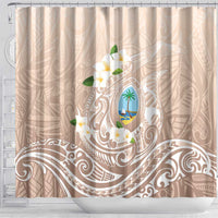 Guam Fishhook Mix Guasali Flowers Shower Curtain Dreaming Hazel LT7 - Polynesian Pride