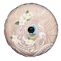 Guam Fishhook Mix Guasali Flowers Spare Tire Cover Dreaming Hazel LT7 - Polynesian Pride