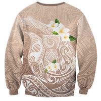 Guam Fishhook Mix Guasali Flowers Sweatshirt Dreaming Hazel LT7 - Polynesian Pride