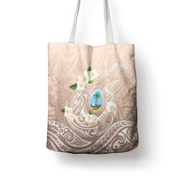 Guam Fishhook Mix Guasali Flowers Tote Bag Dreaming Hazel LT7 - Polynesian Pride