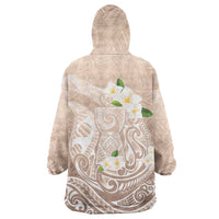 Guam Fishhook Mix Guasali Flowers Wearable Blanket Hoodie Dreaming Hazel LT7 - Polynesian Pride