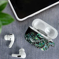Maori Matariki - Manaia AirPods Case Emerald Paua Shell LT7 - Polynesian Pride