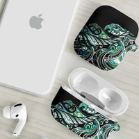 Maori Matariki - Manaia AirPods Case Emerald Paua Shell LT7 - Polynesian Pride