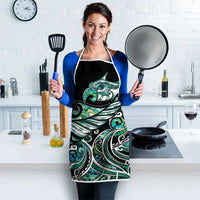 Maori Matariki - Manaia Apron Emerald Paua Shell LT7 - Polynesian Pride