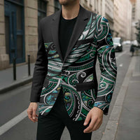 Maori Matariki - Manaia Blazer Emerald Paua Shell LT7 - Polynesian Pride